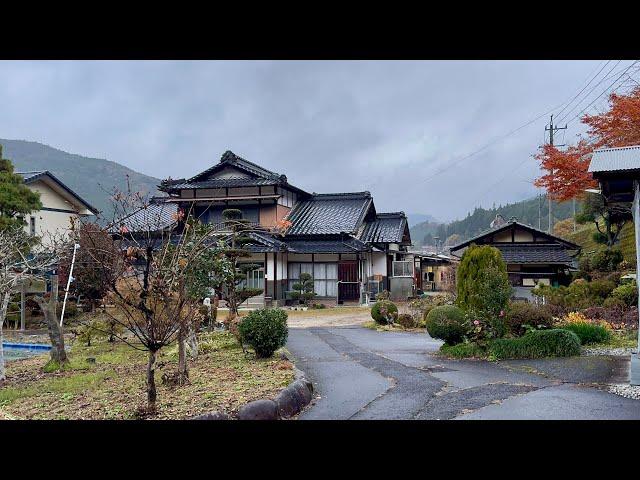 The most beautiful Japanese Countryside Relaxing Evening Walking Tour 4K HDR 2024