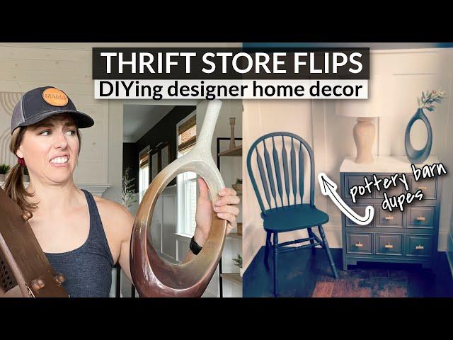 DIY Home Decor Thrift Flips | Designer Decor For Less