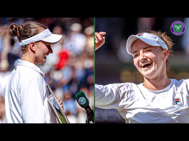 “Best day of my life” | Barbora Krejcikova | Wimbledon 2024 Champion | On-court Interview