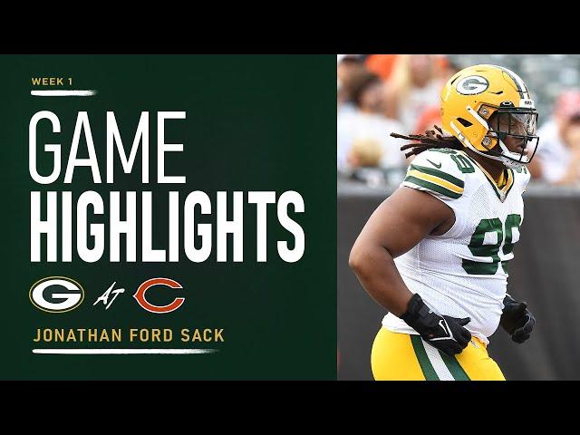 Game Highlight - Jonathan Ford Sack | Packers at Bears - Week 1 | GM Takeover Series | Season 1