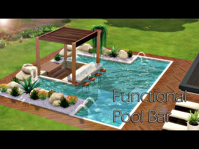 Pool Bar Tutorial | Functional | Sims 4