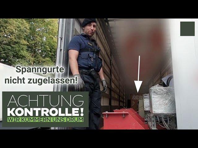 GEFÄLSCHTE Spanngurte & Ladungssicherung SCHLECHT!  "Insgesamt passt gar nix!"  | Achtung Kontrolle