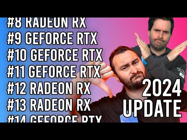 Re-Ranking All Current GPUs From Worst to Best (2024 Update)