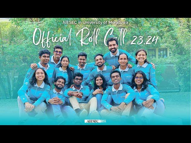 Official Roll Call  23.24 - AIESEC in University of Moratuwa