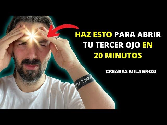 APERTURA TOTAL DEL TERCER OJO EN 20 MIN  - CIERRA TUS OJOS Y SOLO DEJATE LLEVAR