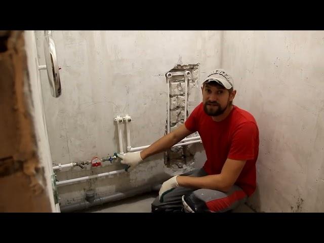Секреты монтажа и установки сантехники в ванной комнате  Установка смесителя своими руками
