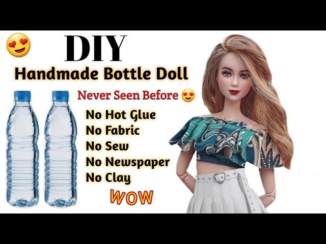 How To Make Barbie Doll | DIY Barbie Doll Making | Handmade Doll | Doll Dress Easy