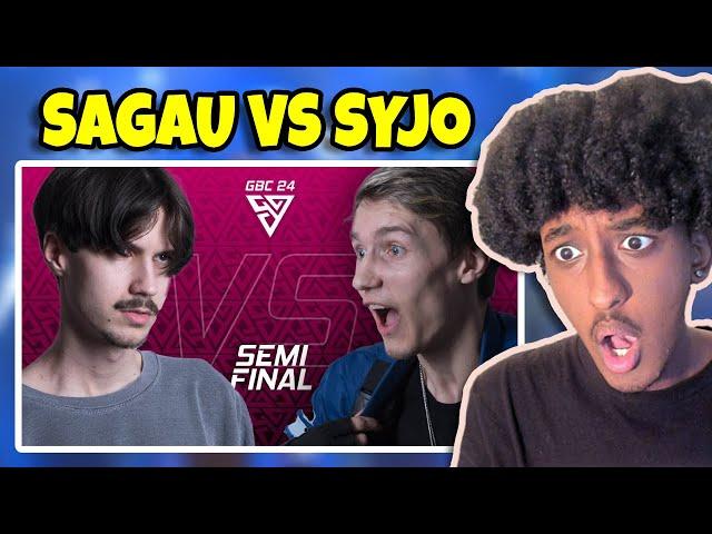 Yolow Reacts | Sagau vs. Syjo | 1/2 - Final | LOOP | German Beatbox Championship 2024