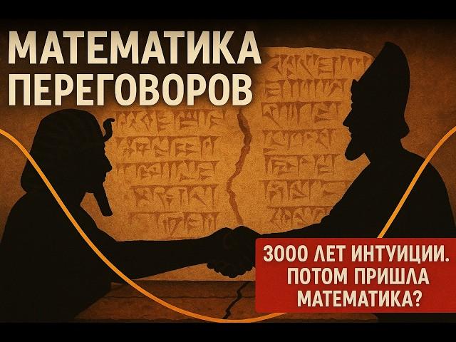 Математика переговоров – как найти компромисс // Vital Math