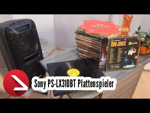 Schallplatten Comeback auf Bluetooth Lautsprechern | Sony PS-LX310BT Test