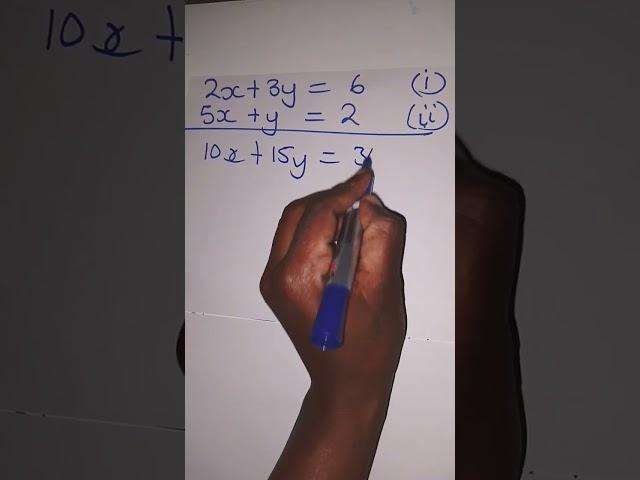 Solving Simultaneous Equations by Elimination