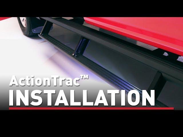 ARIES Powered Running Board Installation: ActionTrac™ on Pickup Truck