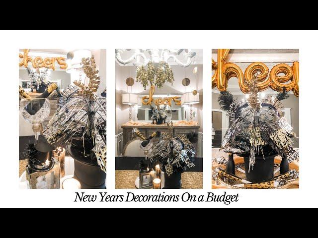 NEW YEARS EVE DECORATIONS IDEAS ON A BUDGET | WALMART + DOLLAR TREE