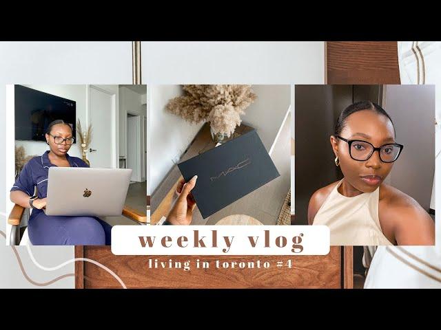 LIVING IN TORONTO #4 | WORKING FROM HOME, MENTALLY EXHAUSTED? AMAZON HAUL | THE ALMA CHRONICLE