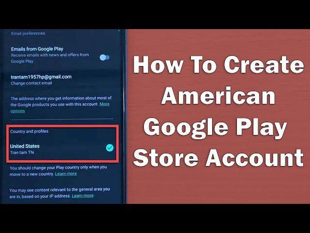 How To Create USA Google Play Store Account (2022)