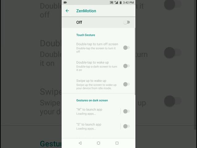 How to enable double tap to wake up screen on Asus Zenfone Max Pro M1