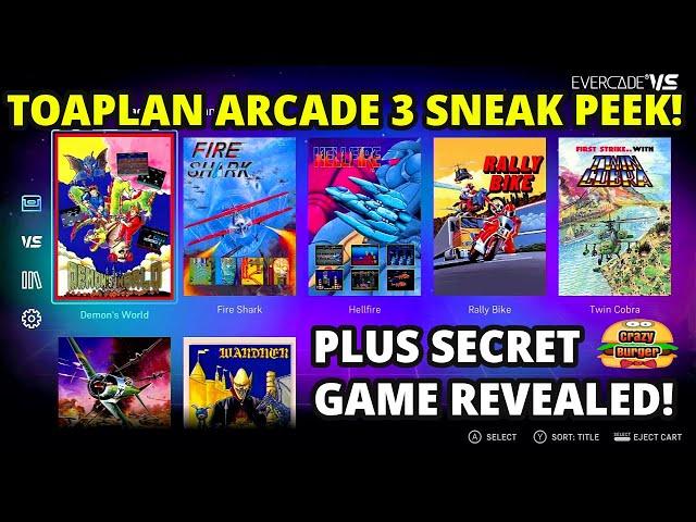 Evercade Toaplan Arcade 3 Sneak Peek & Secret Game Reveal!