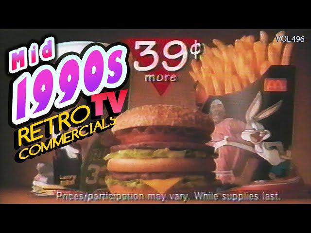 The Golden Age of 90s TV Commercials   Retro TV Commercials VOL 494