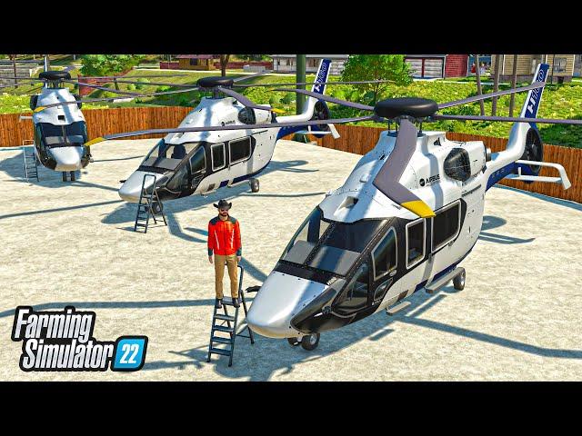 I STARTED A HELICOPTER STORE IN NEW YORK! | Farming Simulator 22