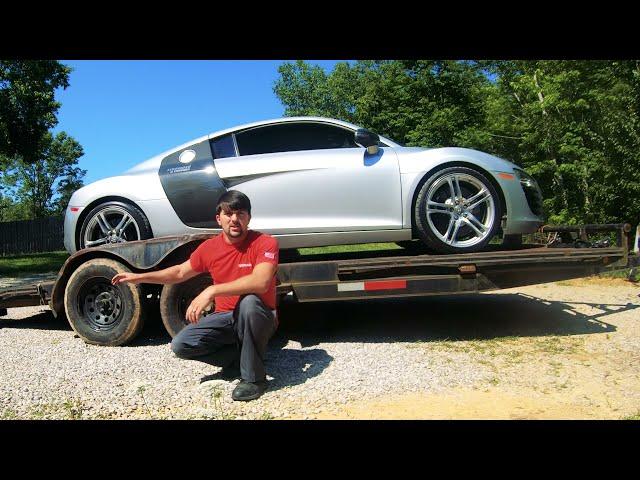 How to haul a super low car Loading and unloading