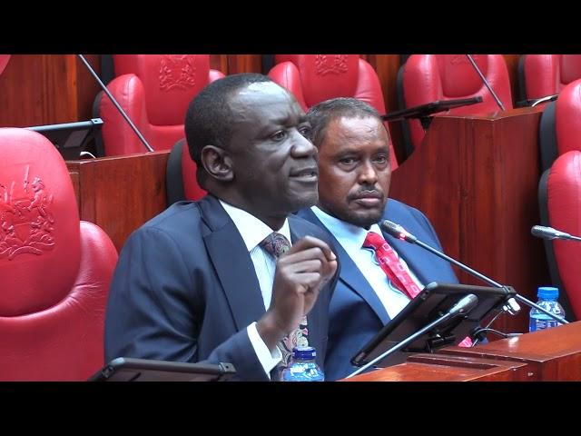 Kanduyi MP John Makali poses a question to AG JB Muturi on the mandate of the office