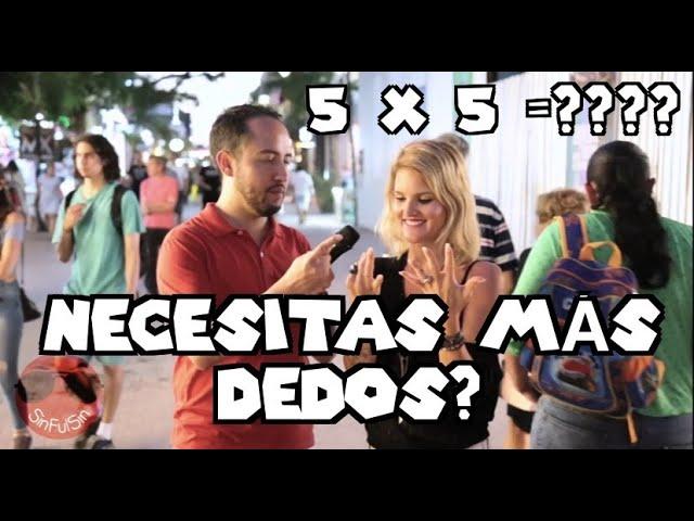 Puedes sumar o multiplicar sin celular? Turistas tontos