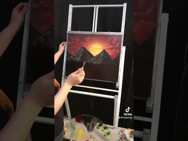 Rygar Sunset Video Game Painting #videogames #retrogames #retrogaming #nintendo #gameart #painting