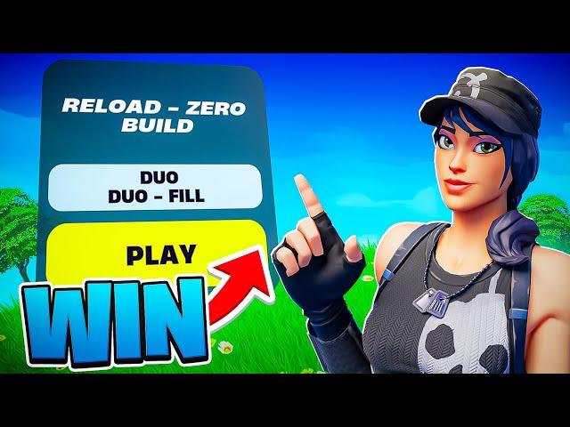 How To Win With Random Teammates In Fortnite Reload (Zero Build Tips & Tricks)