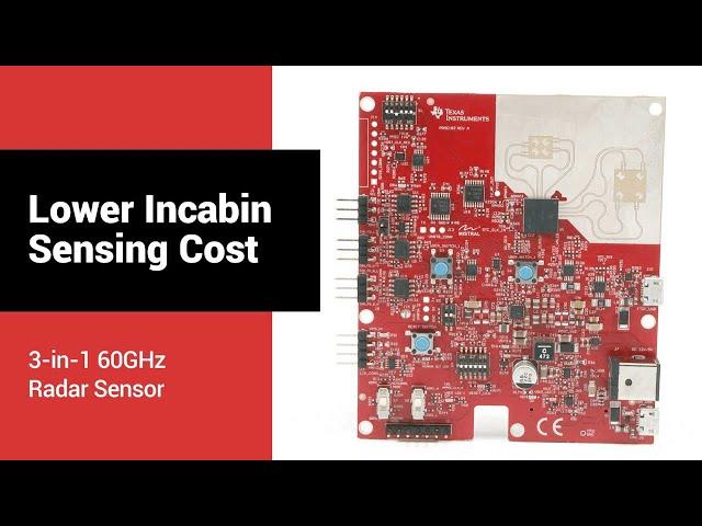 In-cabin safety demonstration with a cost-effective, edge AI-enabled radar sensor