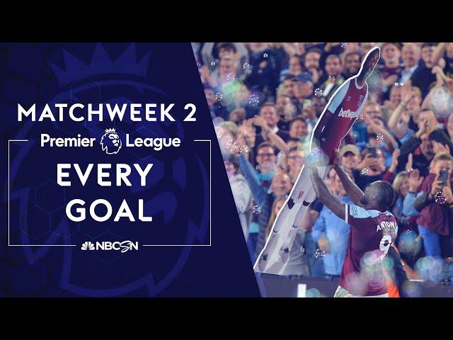 Every Premier League goal from Matchweek 2 (2021-22) | Premier League | NBC Sports