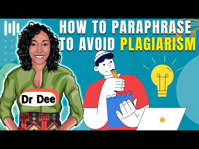 How to paraphrase to avoid plagiarism I paraphrasing techniques