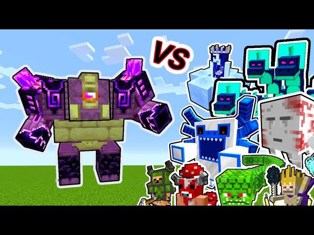 Ender Guardian Vs. Twilight Forest Monsters in Minecraft