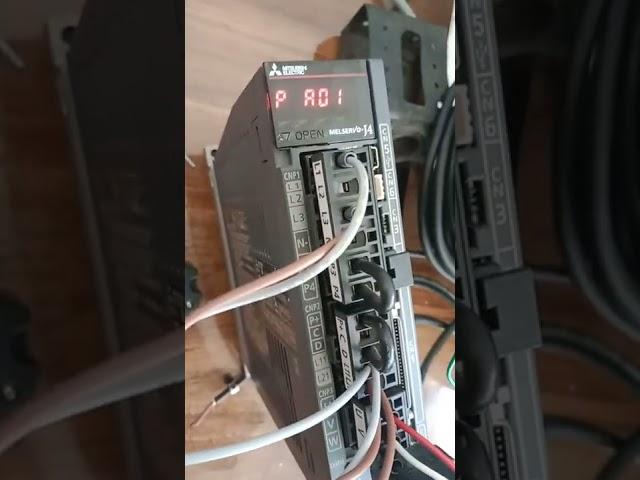 Mitsubishi Servo MR-J4 A40 wiring.
