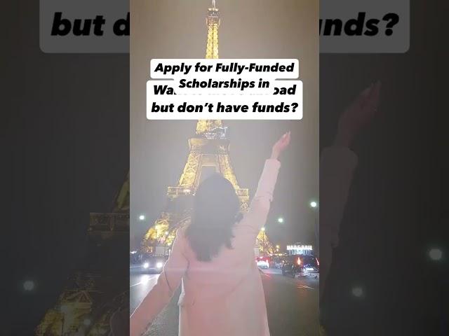 FULLY-FUNDED SCHOLARSHIPS IN USA, UK & EUROPE! #fullyfunded #studyinusa #studyinuk #studyineurope