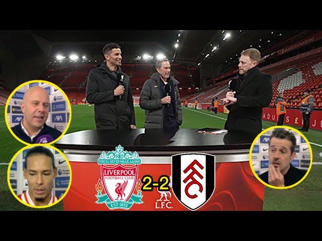 Liverpool vs Fulham 2-2 Another Loss of Points for the Reds Arne Slot & Virgil Reacts to Draw