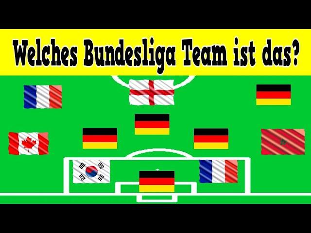 Welches Bundesliga Team ist das? Saison 2023/24 - Fußball Quiz ️