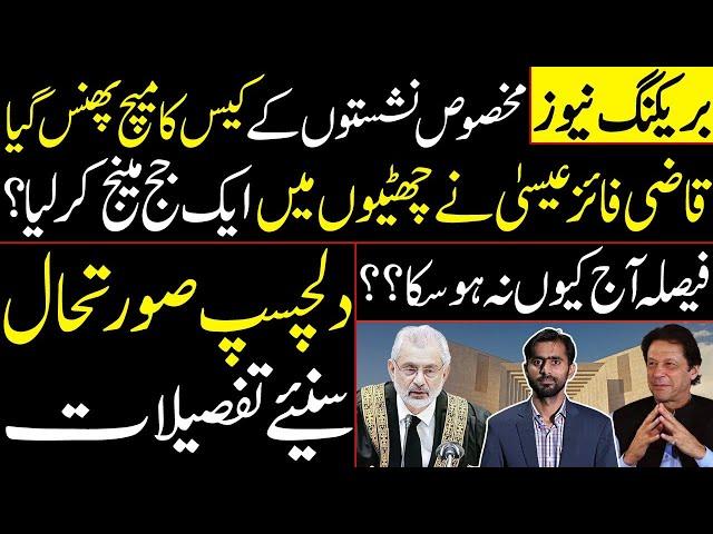 Reserved Seats Case | Match in Tight Situation | Qazi Faez Isa Manages 1 Judge in Holidays?