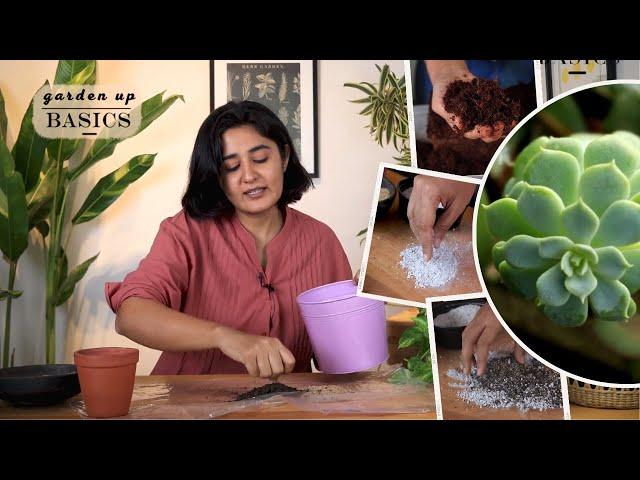 Soil For Succulents, Make At Home | Garden Up Basics Ep.34