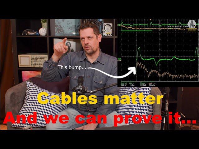 Cables make a difference - and we measured it! Alpha Audio Huge Cable Test