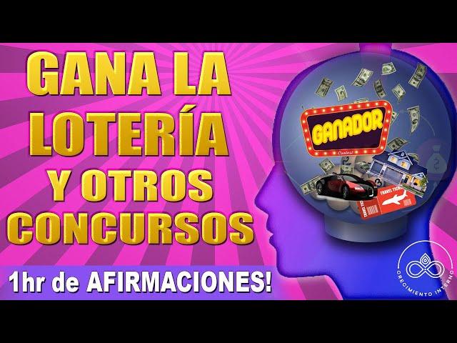 AFIRMACIONES PODEROSAS para GANAR la LOTERÍA y otros sorteos! | Subliminal dirigido al subconsciente