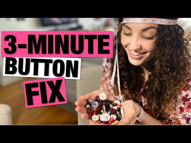 HOW TO SEW ON A BUTTON BY HAND | Sewing By Hand for Beginners