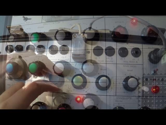 EMS-Synthi AKS - Part II: patching some sounds