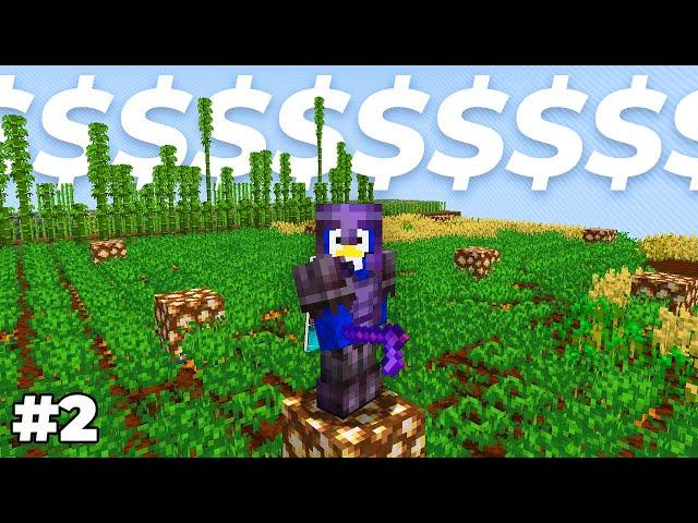 Farming Will Make Me RICH! | New Minecraft Skyblock Server #2 (Java/Bedrock IP)