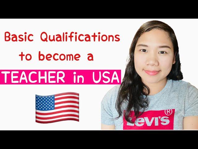 Are you qualified to teach in USA? Let's find out! 