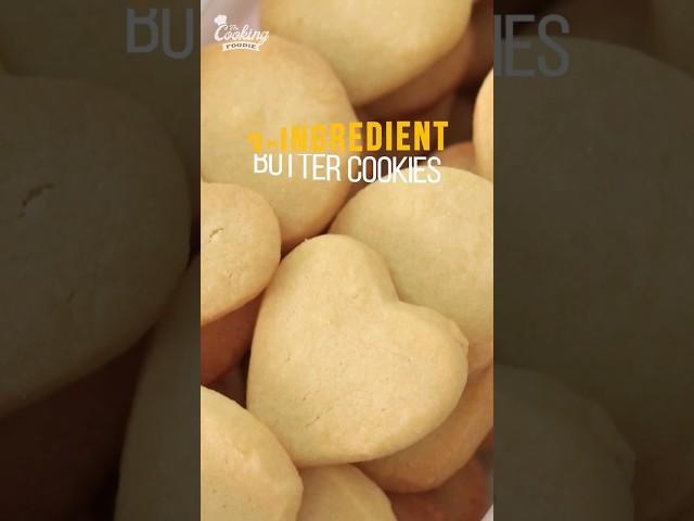 3-Ingredient Butter Cookies 