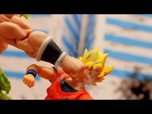 (TRAILER) DRAGON BALL Stop Motion Action - Broly vs Vegeta Trunks and Goku (Part 2)