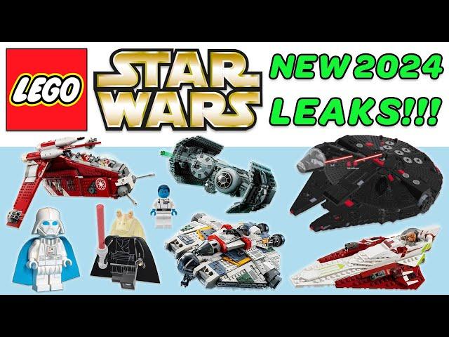 NEW LEGO STAR WARS 2024 LEAKS!!! DARTH MILLENNIUM FALCON, THRAWN, DARTH VADER, AND MORE!!!