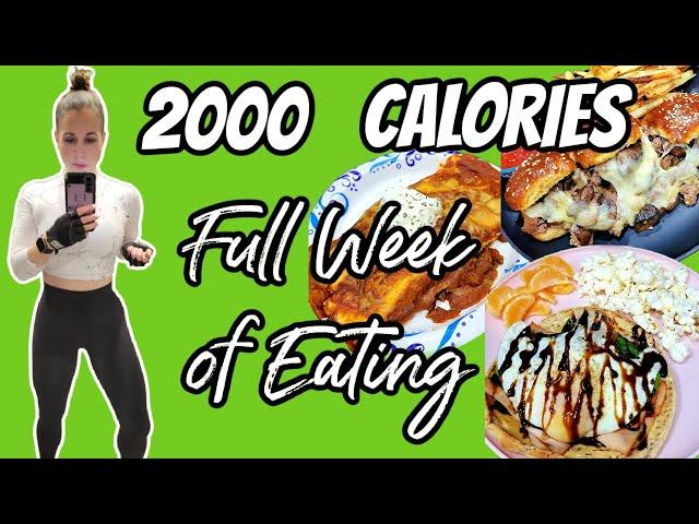 FULL WEEK OF EATING 2000 CALORIES | HIGH PROTEIN DIET | NICOLE BURGESS ANABOLIC VLOG