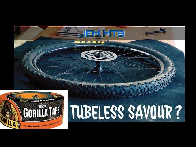 Will gorilla tape work for tubeless conversion