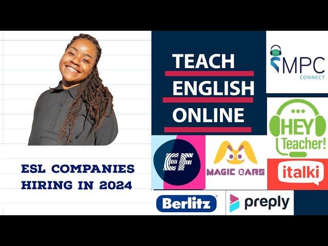 Get started with online ESL teaching